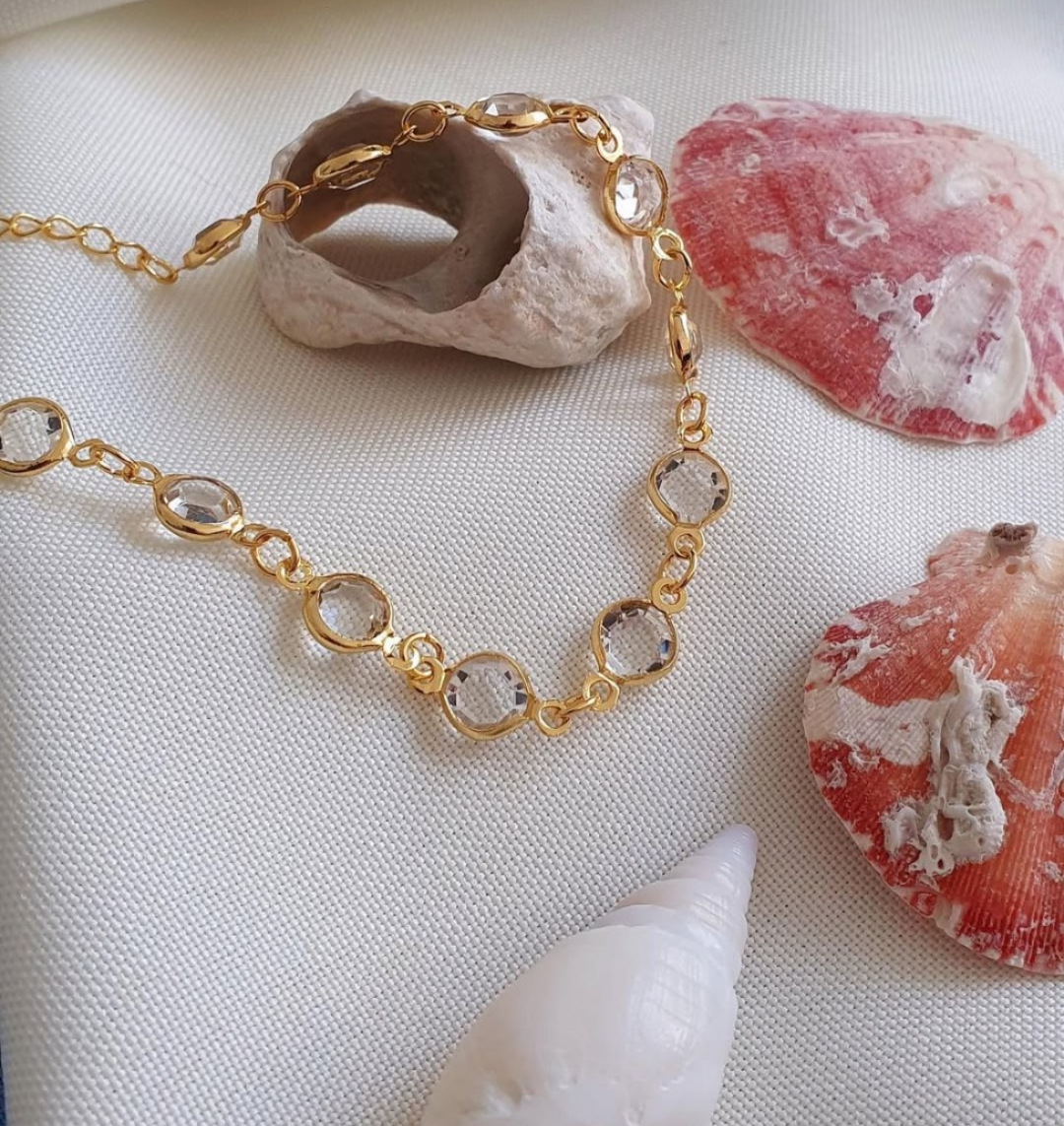 Colar Choker Crystal Glow